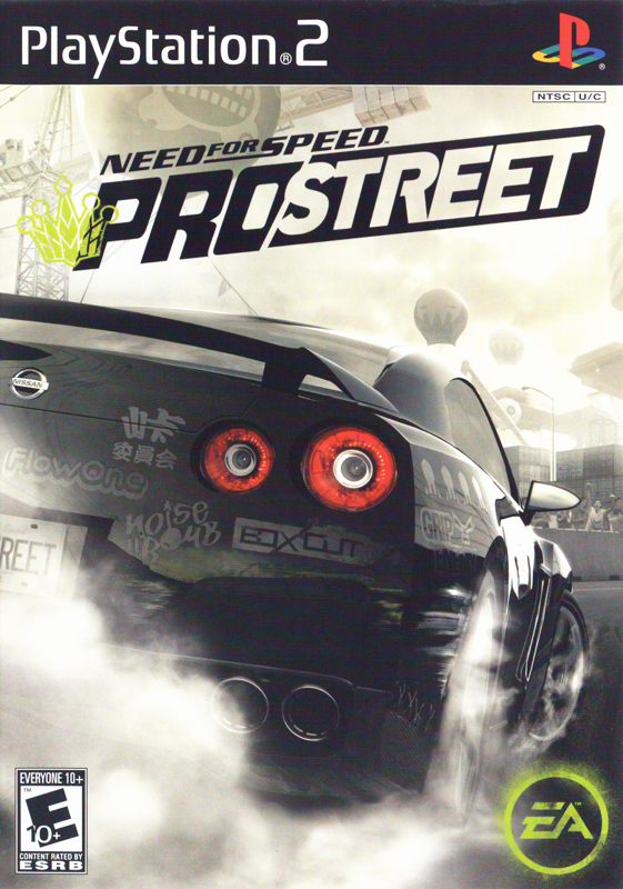 Need for Speed: ProStreet box art for Playstation 2